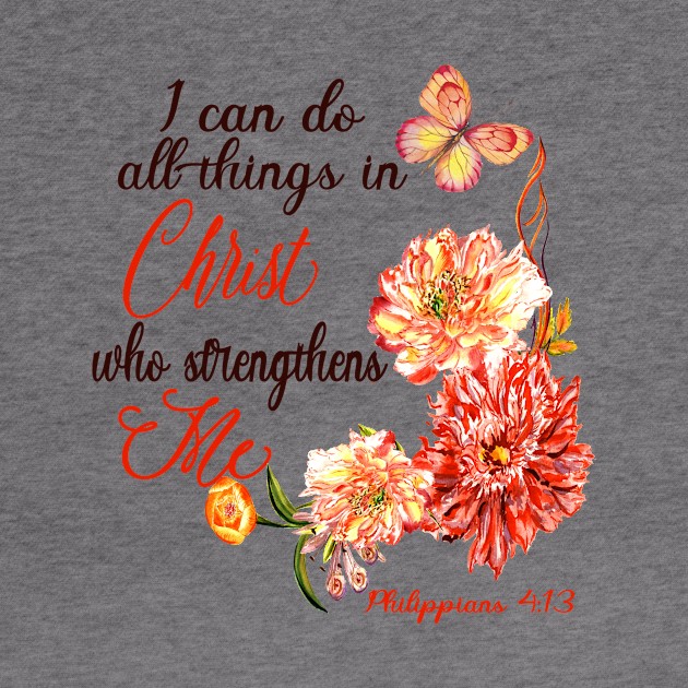 Christian Inspirational Verse Bojo Floral Scripture by Kimmicsts